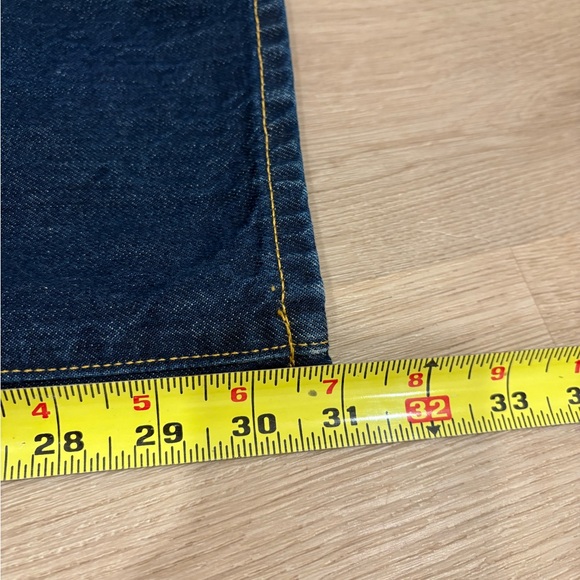 Stovepipe High Dark Blue Women's Jeans - Picture 8 of 8